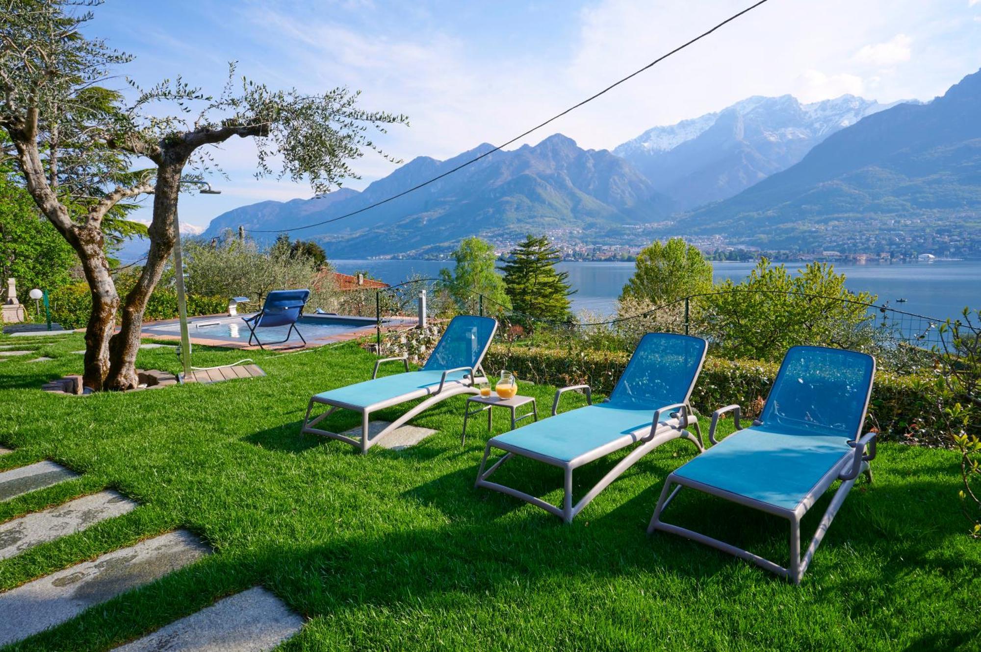 Villa Vittoria With Private Heated Pool & Shared Sauna - Bellagio Village Residence Oliveto Lario Eksteriør billede