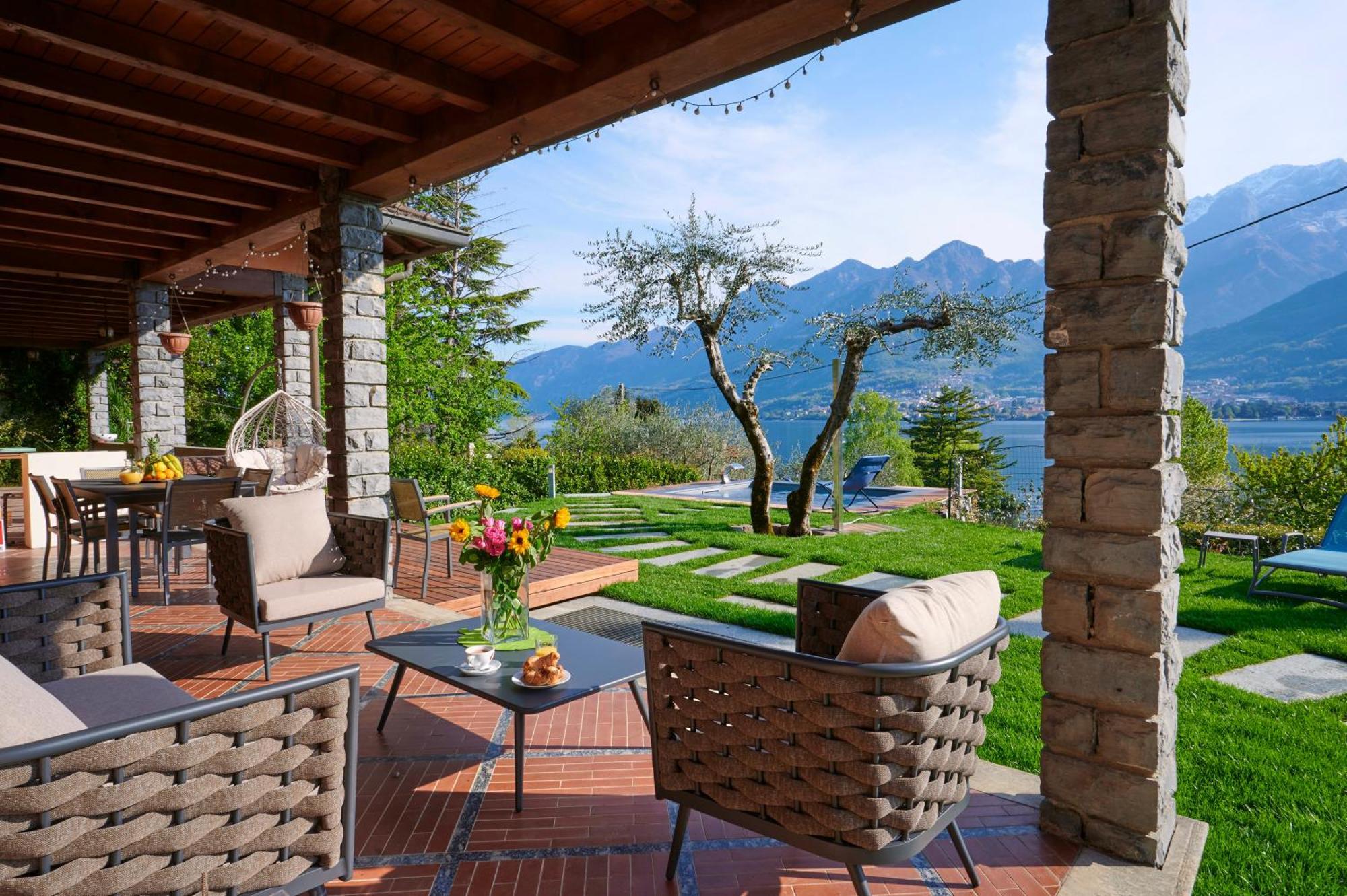 Villa Vittoria With Private Heated Pool & Shared Sauna - Bellagio Village Residence Oliveto Lario Eksteriør billede